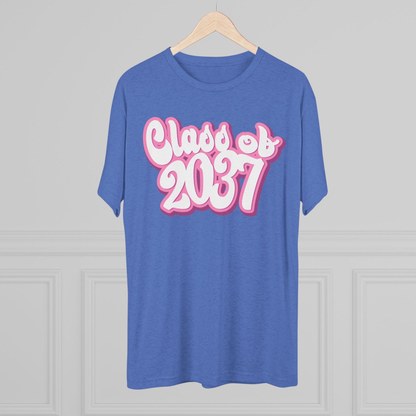 CLASS OF 2037-Unisex Tri-Blend Crew Tee