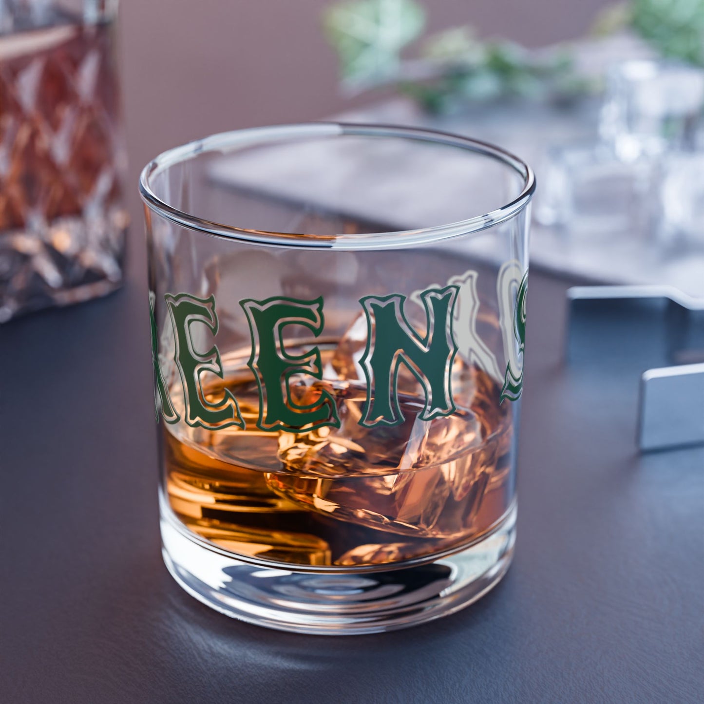 GREEN SOX (curved type) - Rocks Glass, 10oz