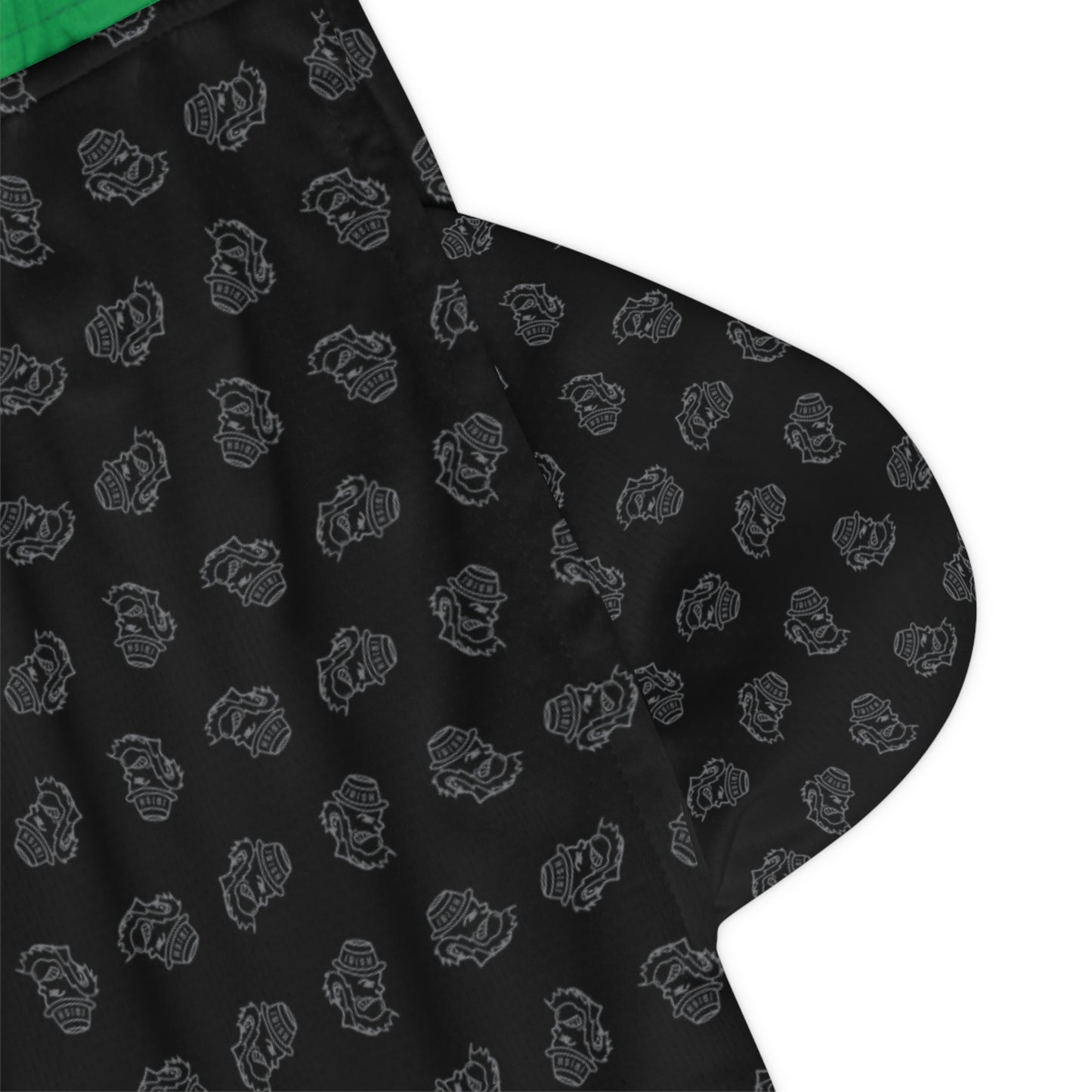 Leprechaun Icon_Leprechaun texture-Basketball Shorts - Irish Green, AOP Athletic Wear, Summer Sports, Casual Lounge Wear, Gift for Sports Lovers