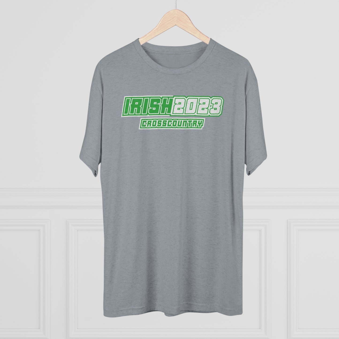 Copy of IRISH 2023_CROSS COUNTRY-Unisex Tri-Blend Crew Tee