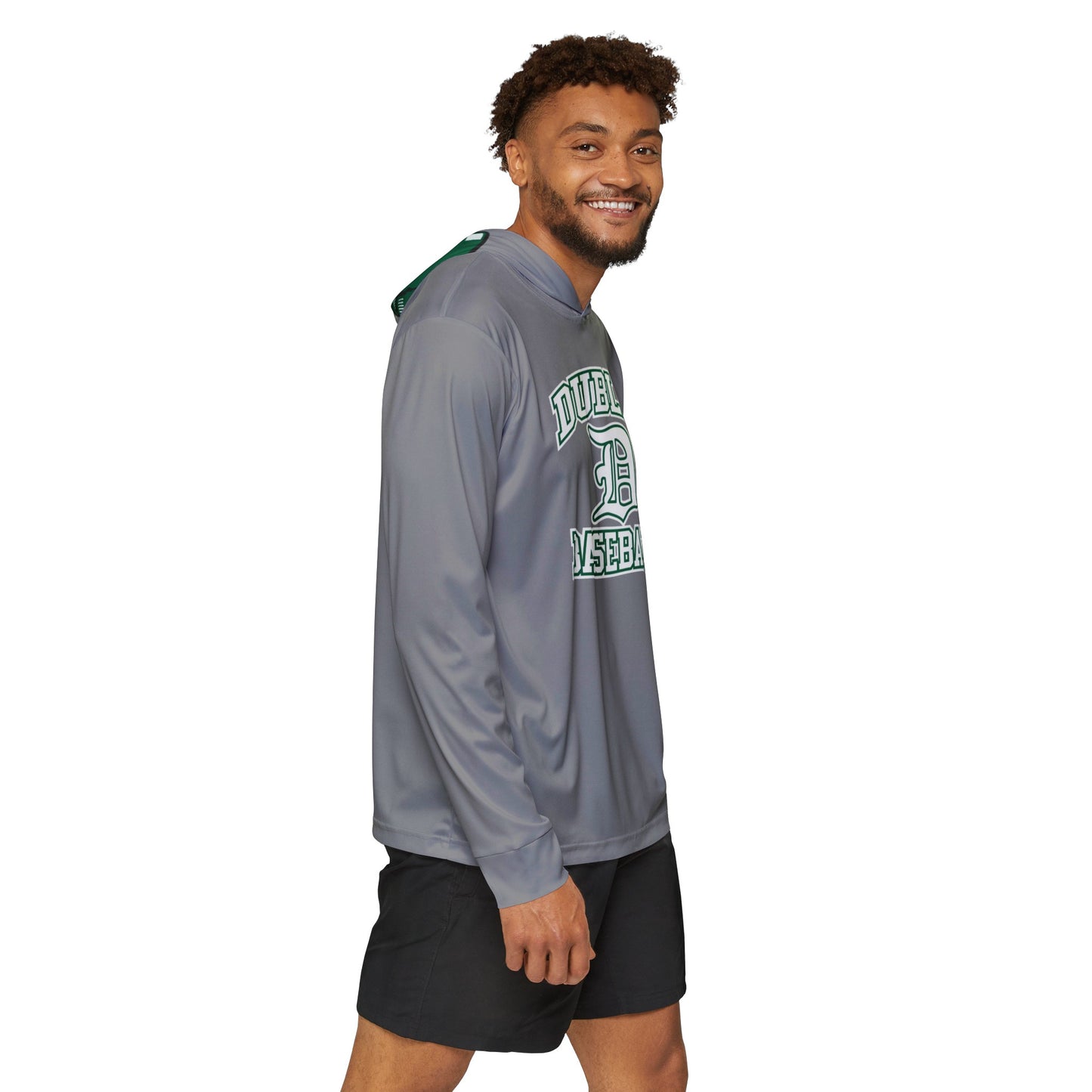 DUBLIN BASEBALL_GREEN SOX ICON ON BOTH SIDES OF HOOD-Men's Sports Warmup Hoodie (AOP)