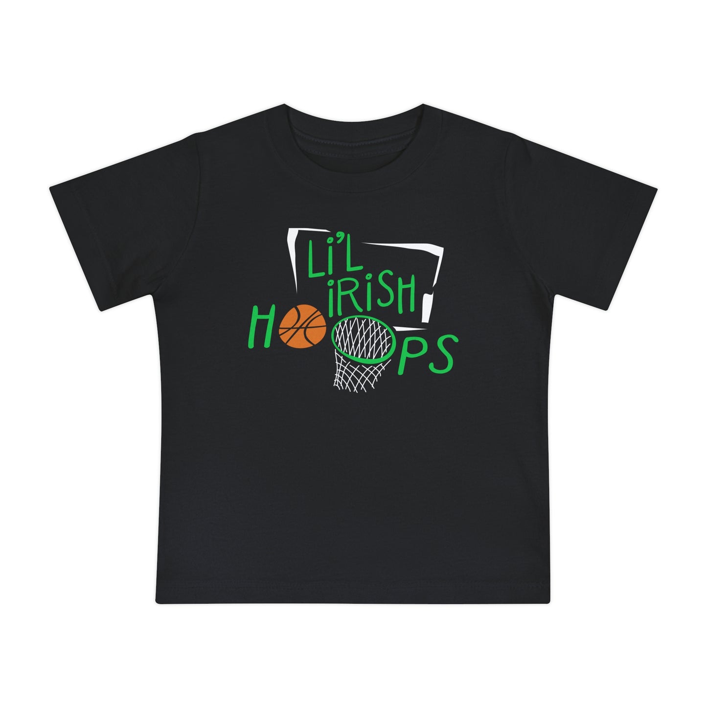 LI’L IRISH HOOPS (logo) - Baby Short Sleeve T-Shirt