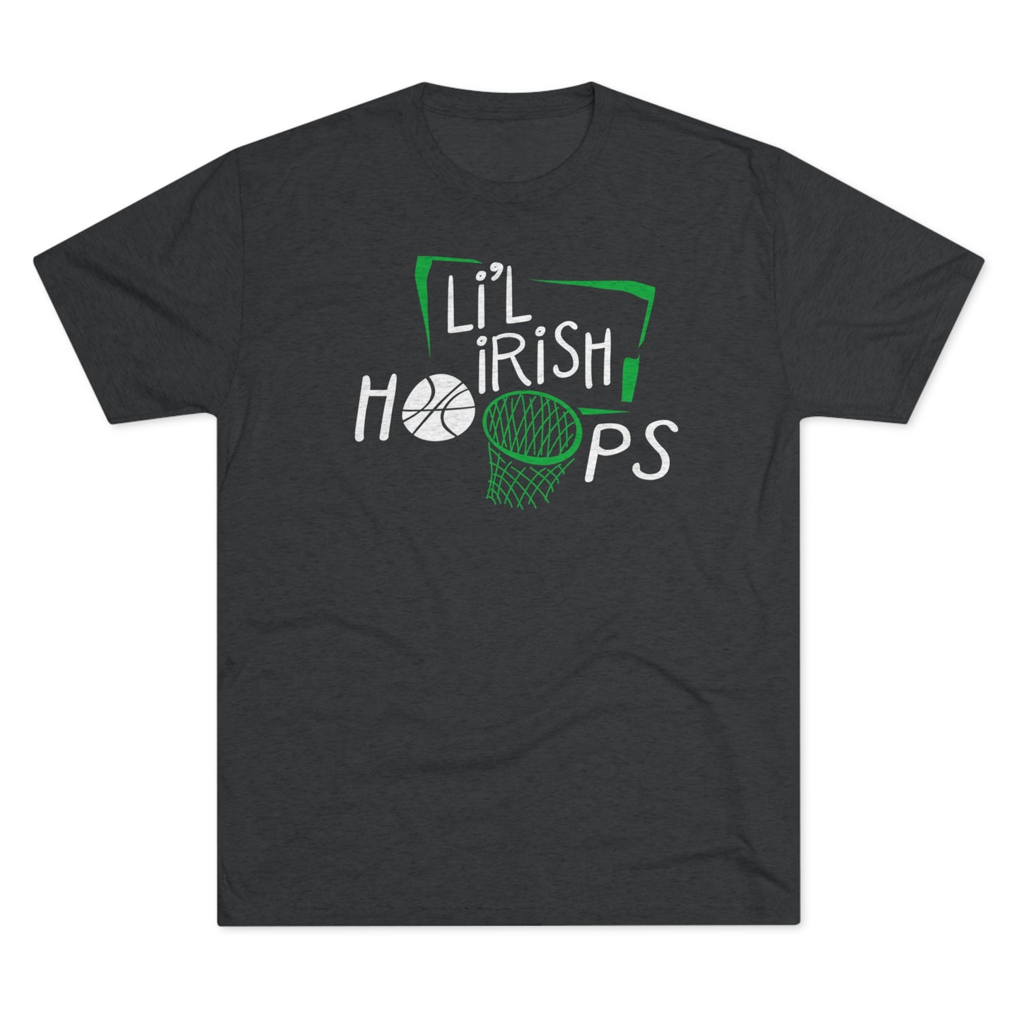 Li’l IRISH HOOPS-Unisex Tri-Blend Crew Tee