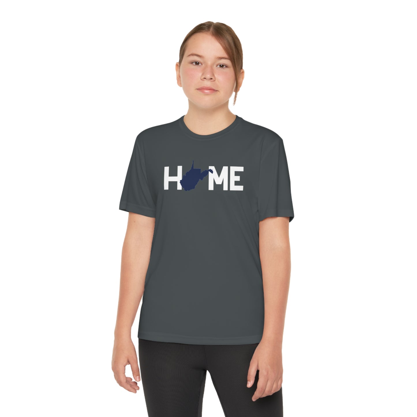 HOME (WV State Shape)-Youth Competitor Tee