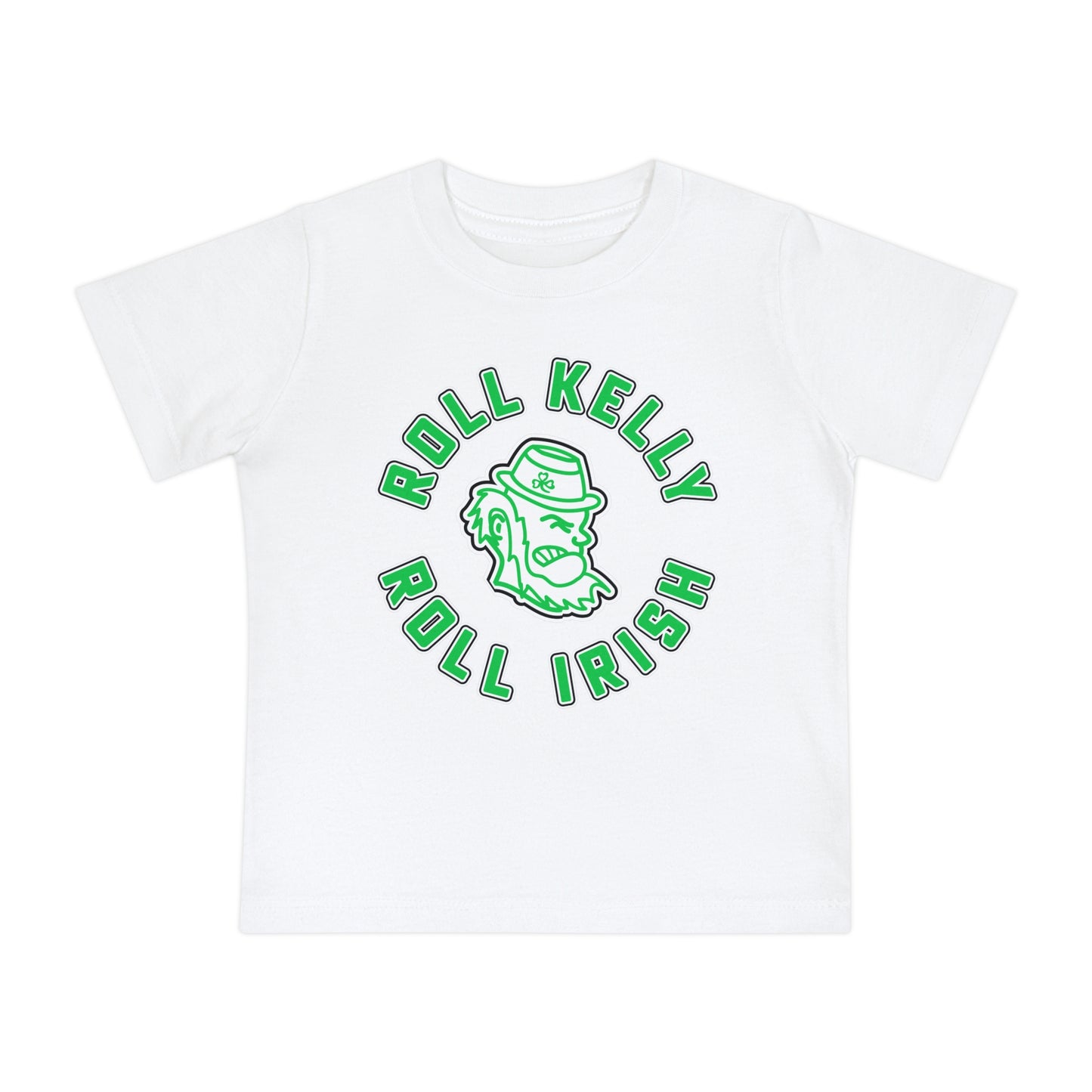 ROLL KELLY_ROLL IRISH_LEPRECHAUN ICON - Baby Short Sleeve T-Shirt