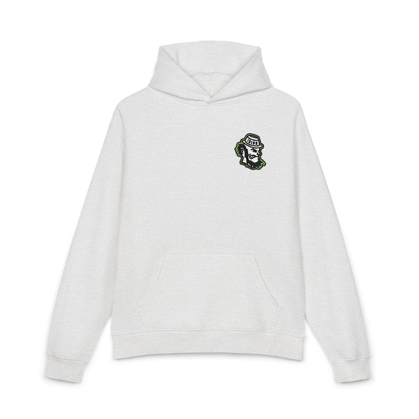 LEPRECHAUN icon – Hoodie — Vintage Statue Embroidered Chest Logo