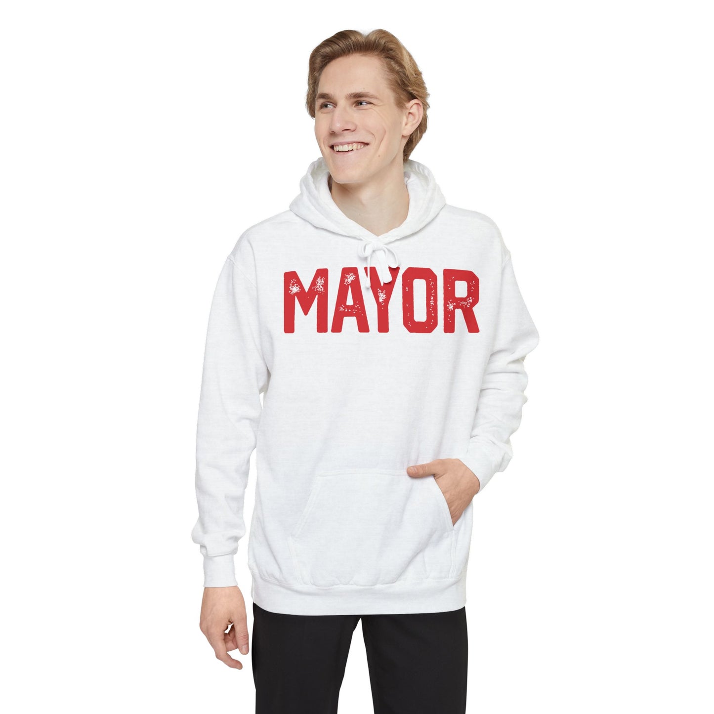 MAYOR-Unisex Garment-Dyed Hoodie