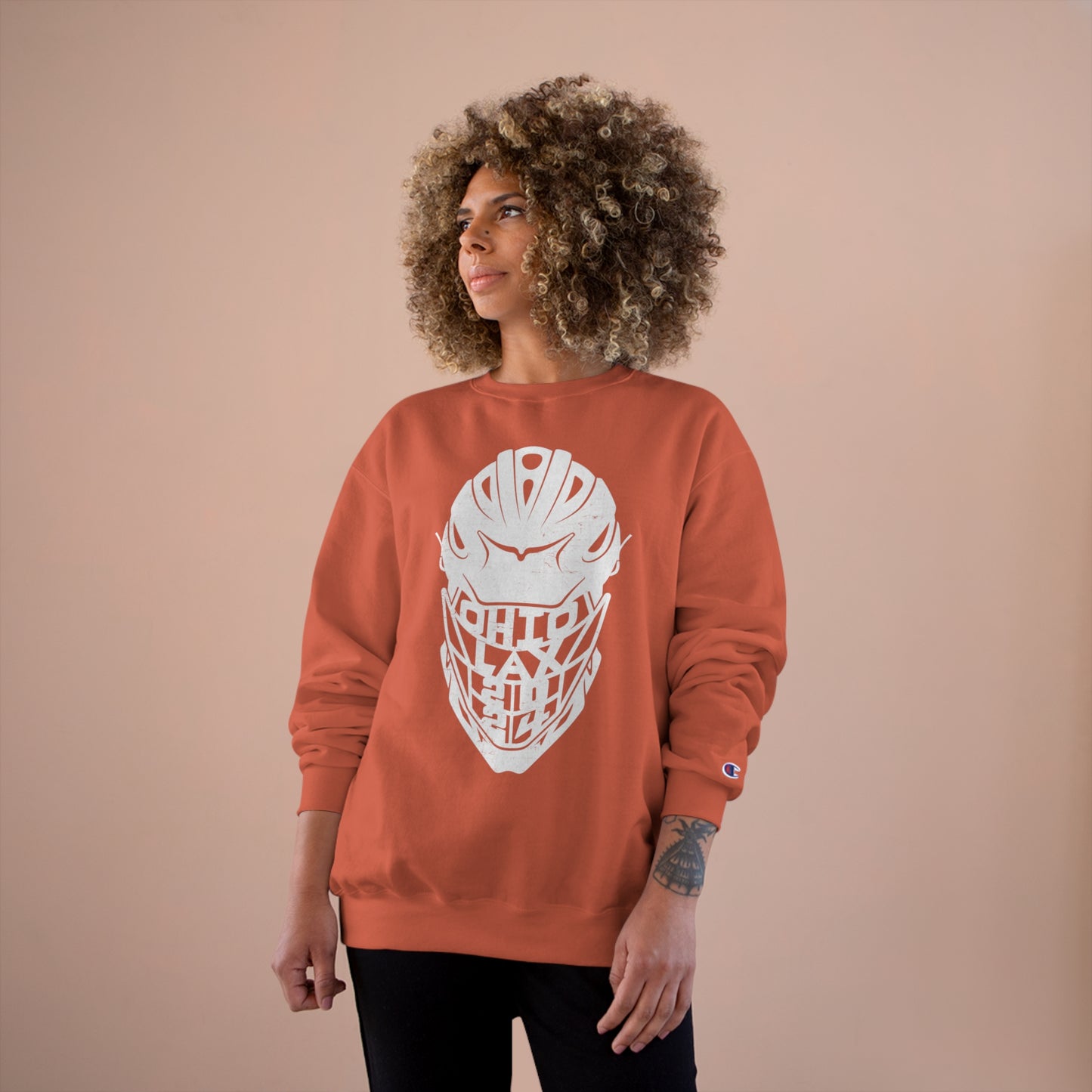 HELMET OHIO LAX 2024-Champion Sweatshirt