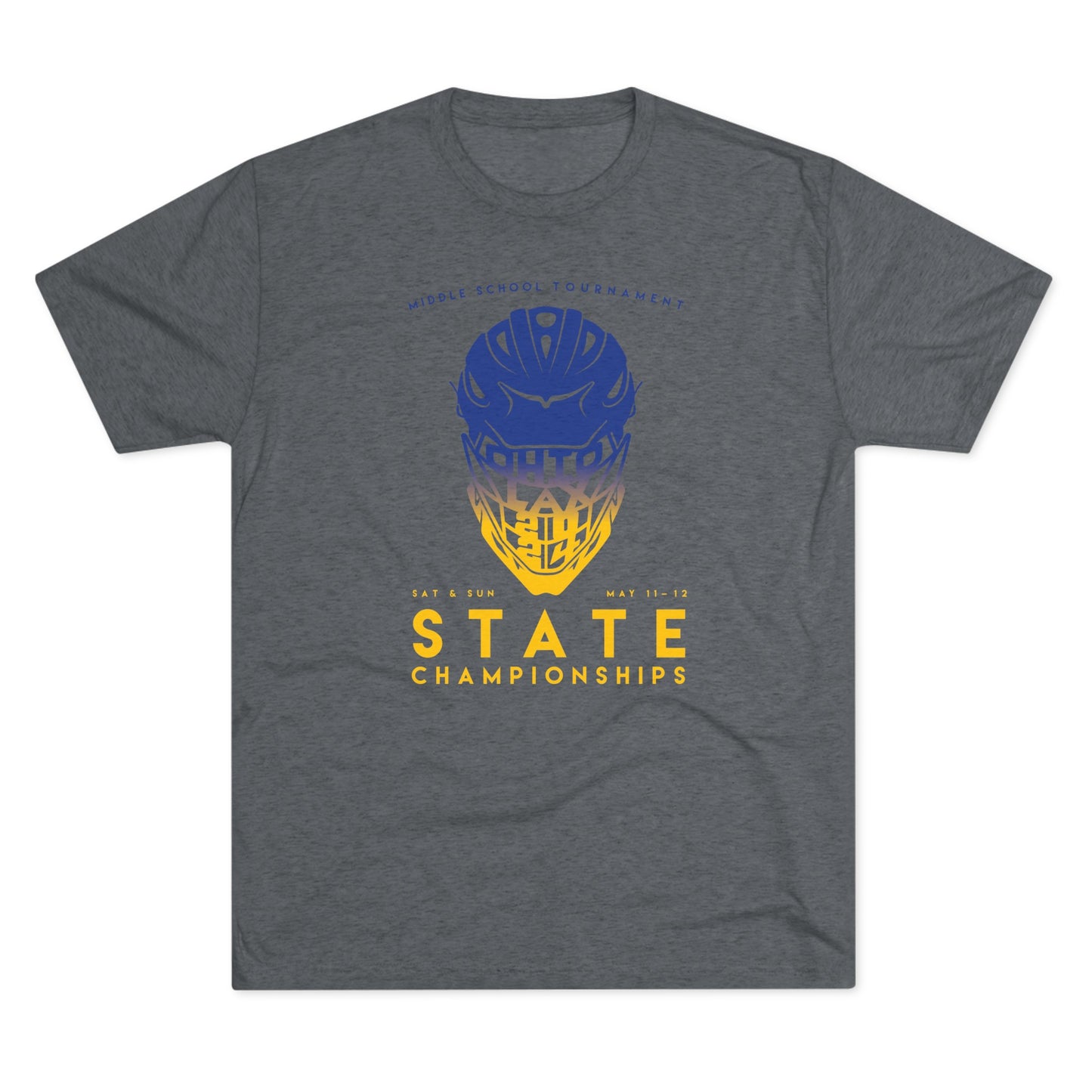 HELMET_STATE CHAMPIONSHIPS-Unisex Tri-Blend Crew Tee