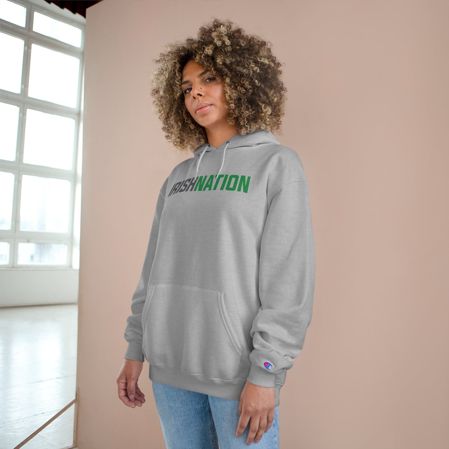 IRISH NATION-CHAMPION BRAND-Unisex Fleece Hoodie