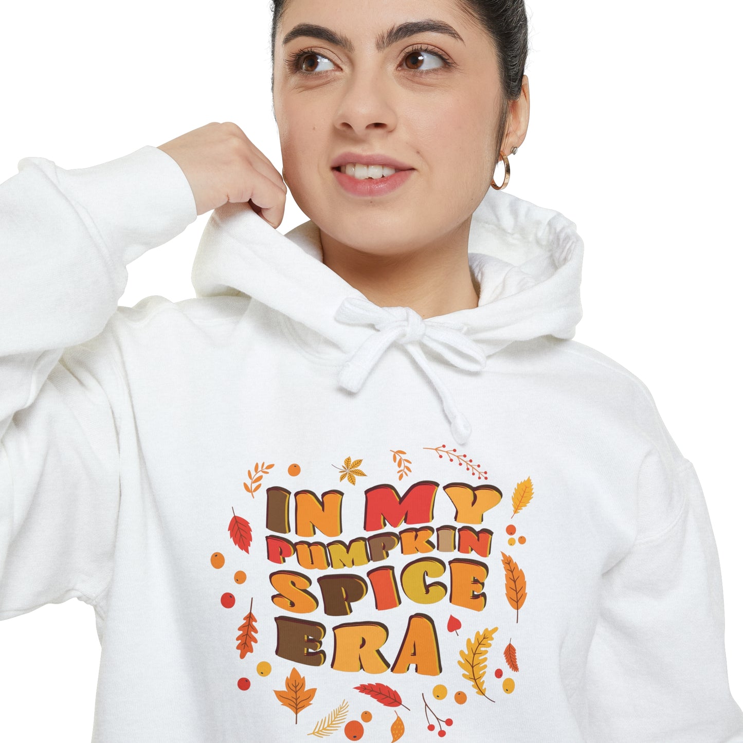 IN MY PUMPKIN SPICE ERA-Unisex Garment-Dyed Hoodie