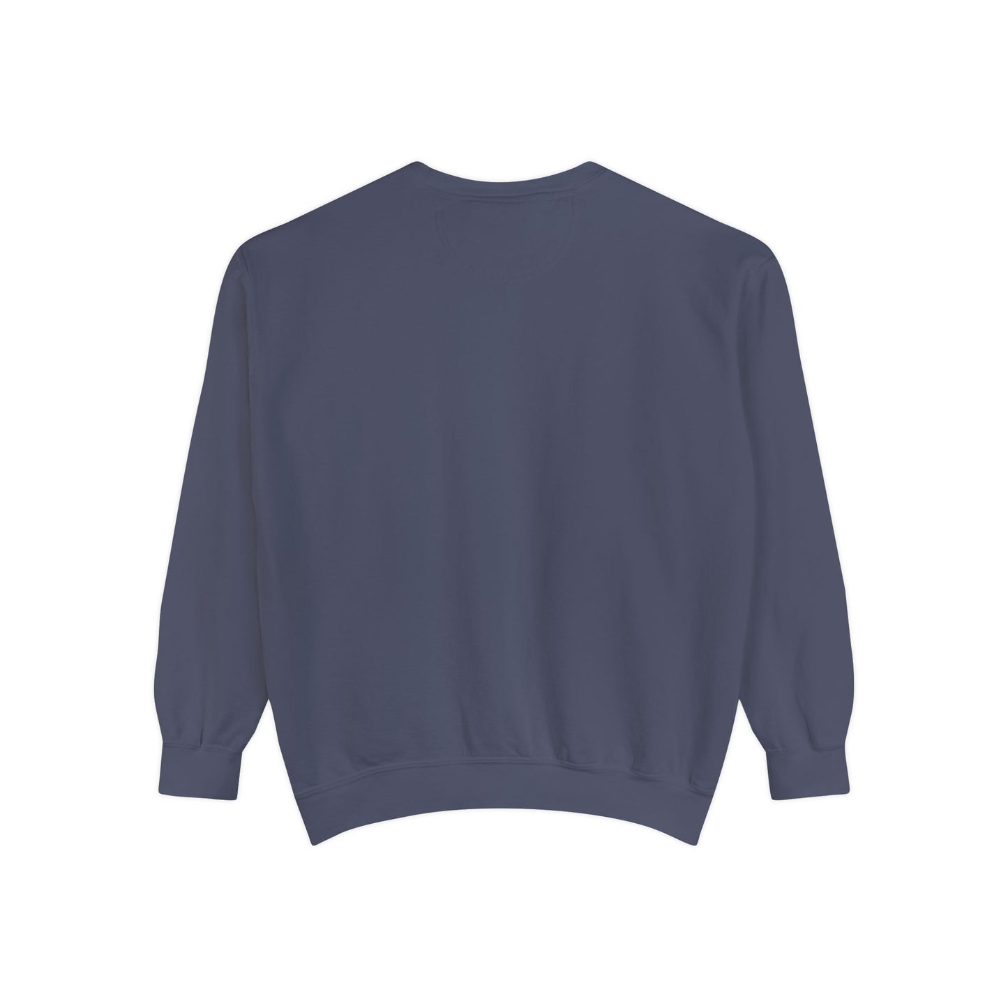 COUNTRY ROADS_TAKE ME HOME_WV STATE SHAPE_USA FLAG_W.B.G.V. MORGANTOWN WEST VIRGINIA-Unisex Garment-Dyed Sweatshirt