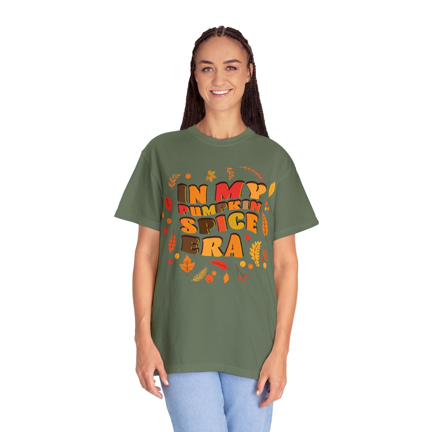 IN MY PUMPKIN SPICE ERA-Unisex Garment-Dyed T-shirt