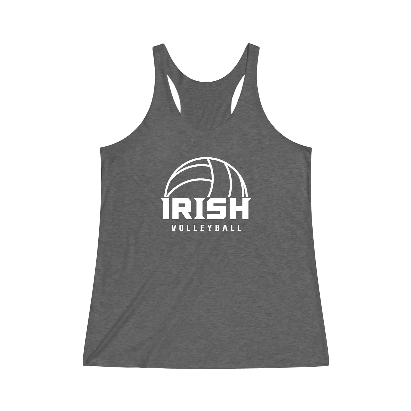 IRISH_VOLLEYBALL (graphic)-Women's Tri-Blend Racerback Tank