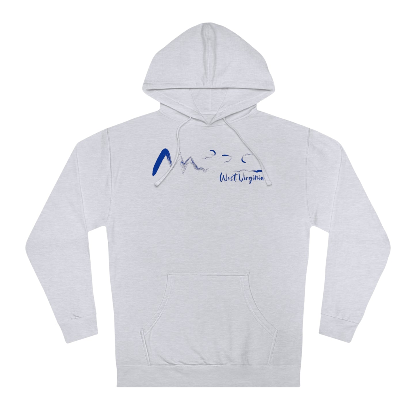 HILLS-VALLEYS-WEST VIRGINIA-Unisex Hooded Sweatshirt