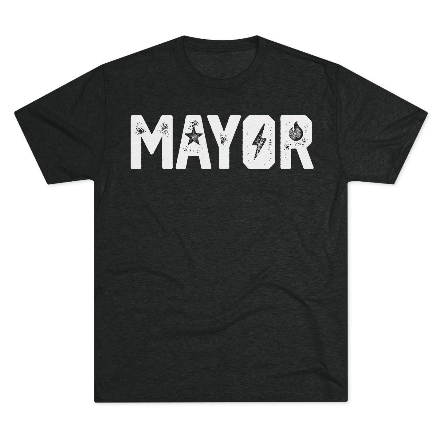 MAYOR (boom)-Unisex Tri-Blend Crew Tee