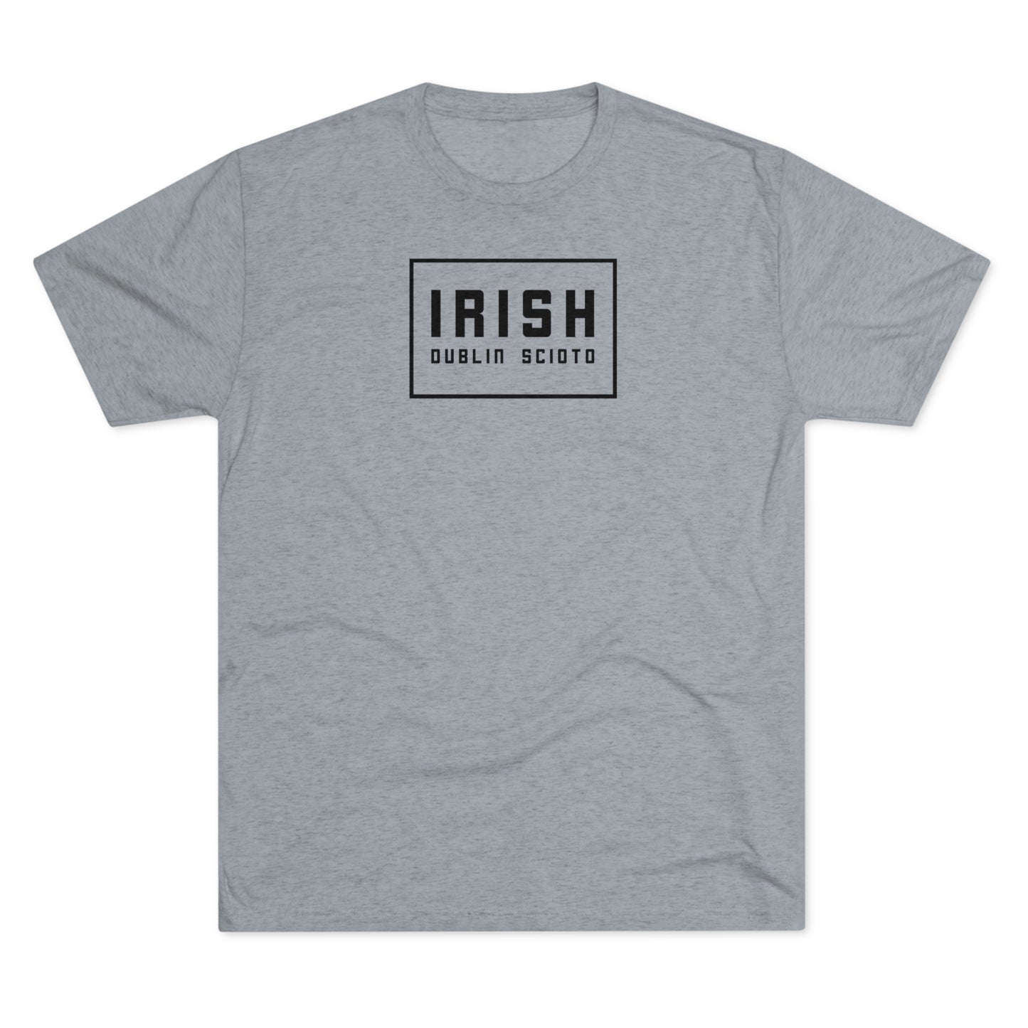 IRISH_DUBLIN SCIOTO_FRAME-Unisex Tri-Blend Crew Tee