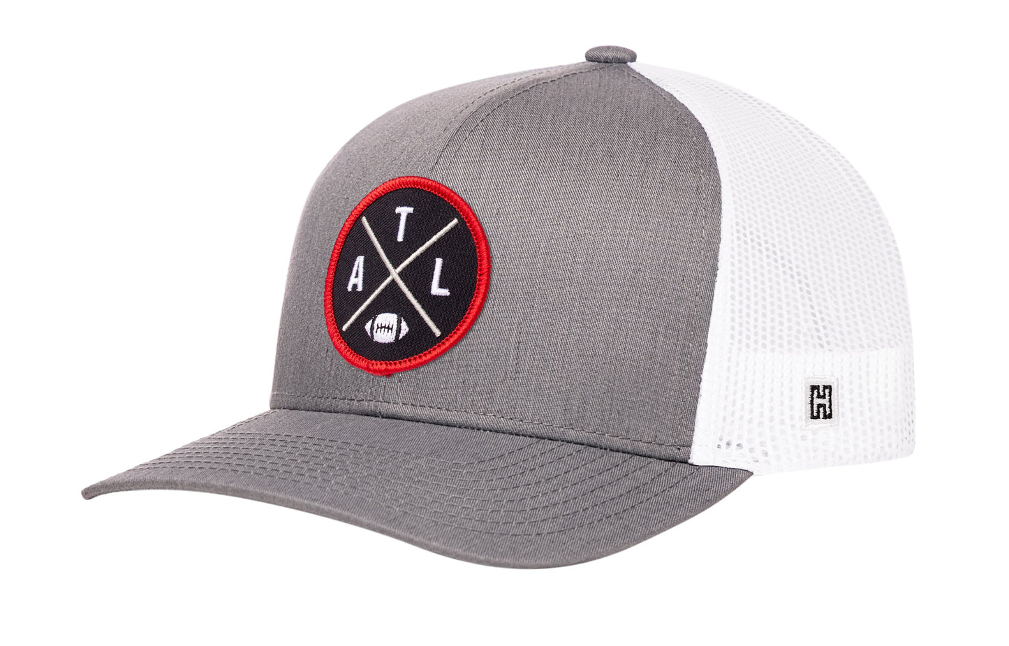 Atlanta Trucker Hat | Black ATL X Football Snapback