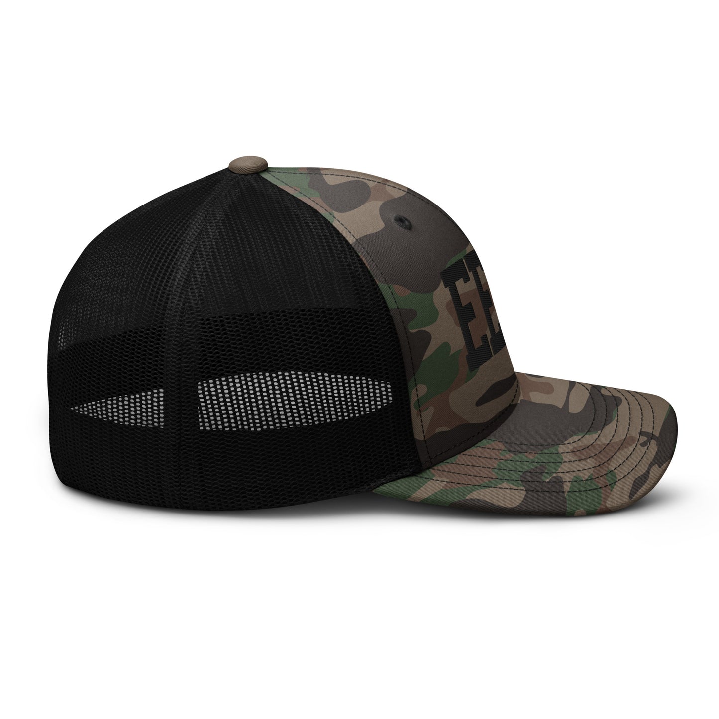 EERS2-Camouflage trucker hat