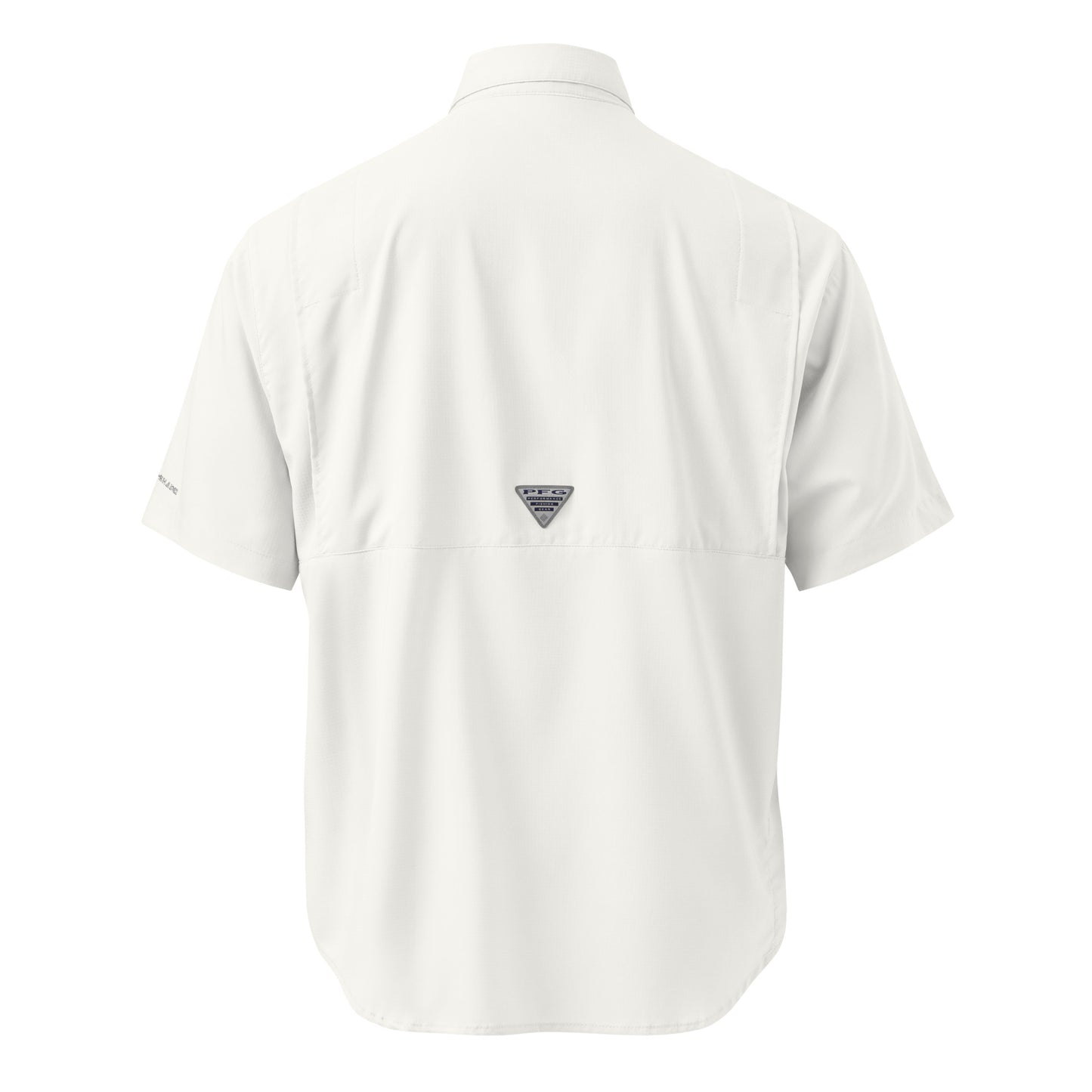 SCIOTO Block S logo_IRISIH-Men’s Columbia short sleeve button shirt