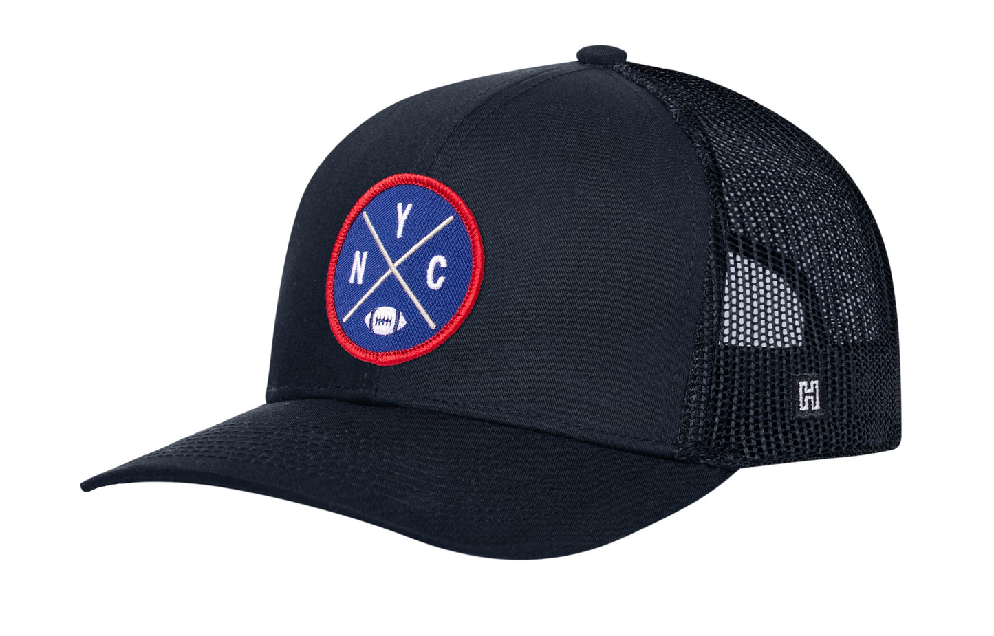 New York Trucker Hat | Black NYC X Football Snapback