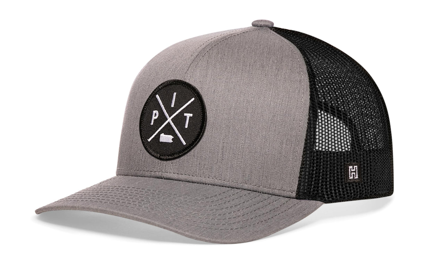 Pittsburgh Trucker Hat | Black PIT X Snapback