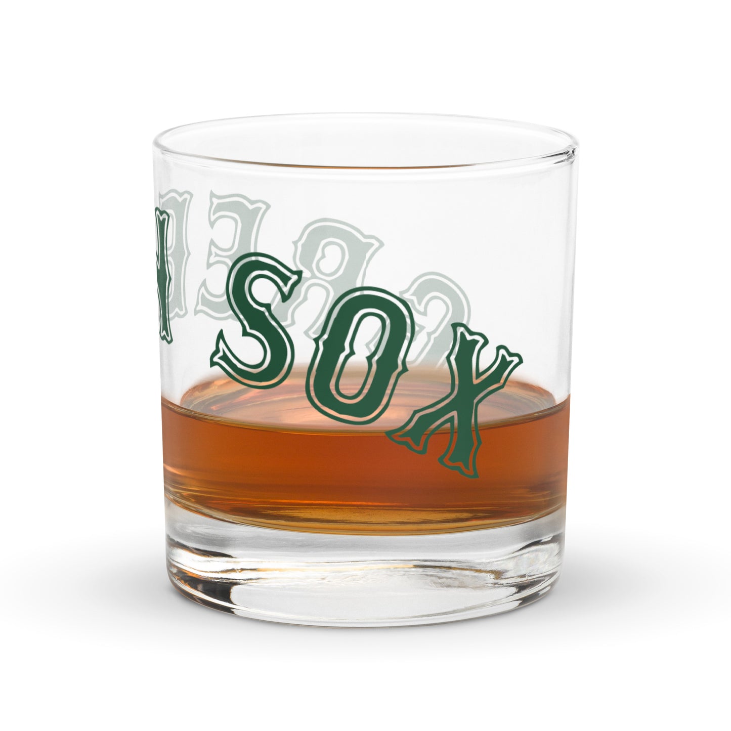 GREEN SOX (curved type)2 - Rocks glass