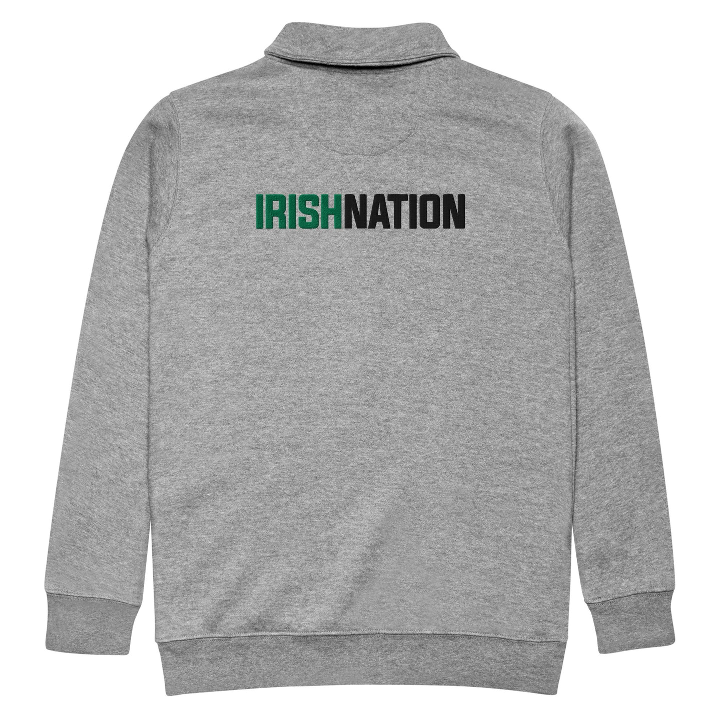 SCIOTO BLOCK “S” (front)_IRISH NATION (back)-Unisex fleece pullover