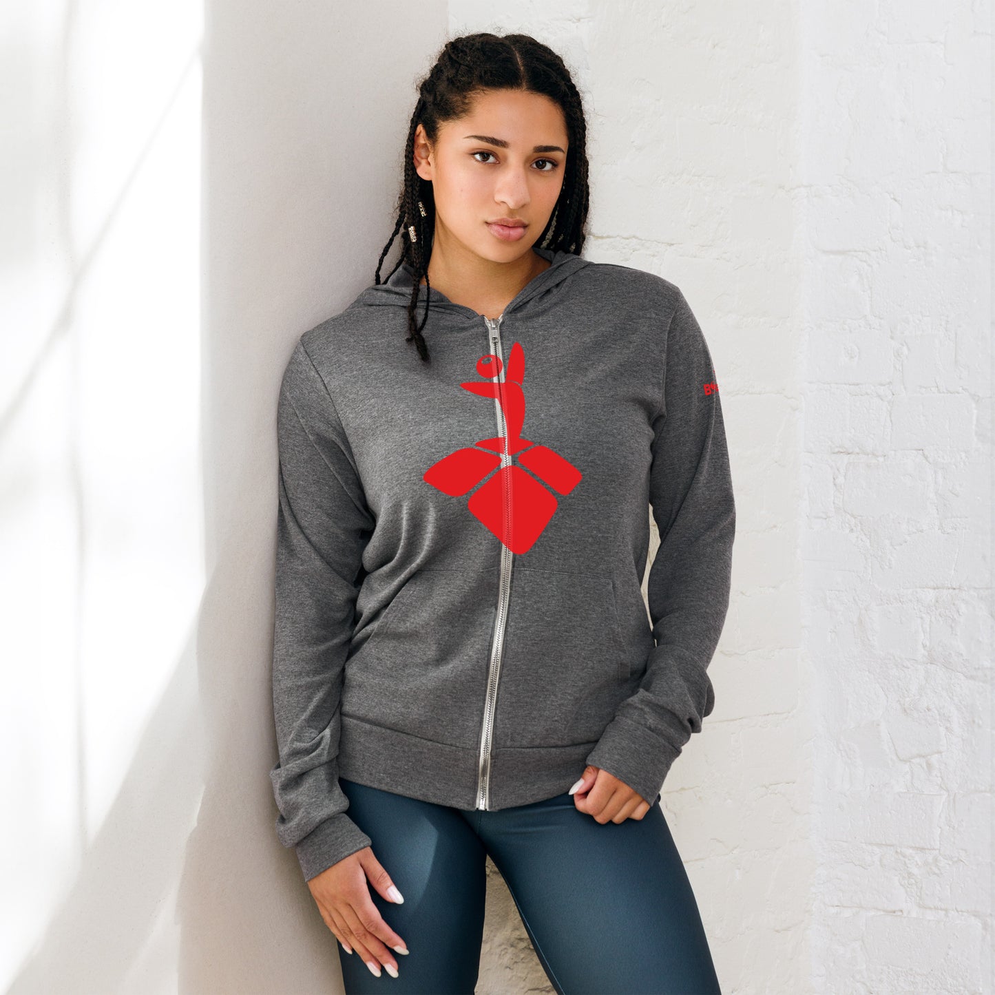 TBC ICON_SHOULDER BRAND IDENTITY_CHEER (back)-Unisex zip hoodie
