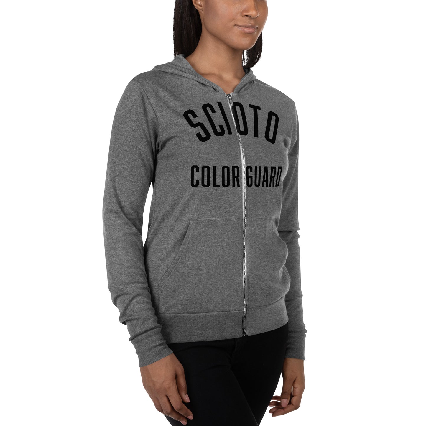 SCIOTO COLOR GUARD-Unisex zip hoodie