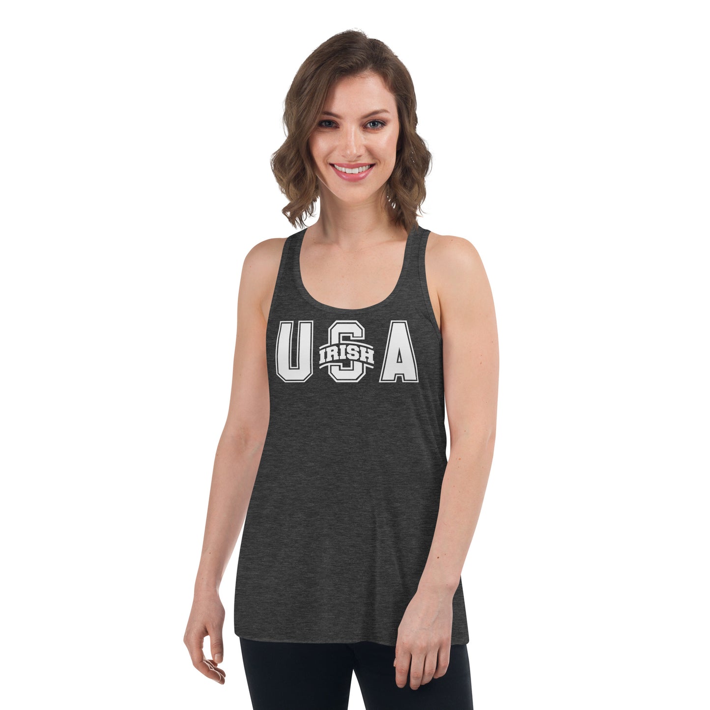 USA_SCIOTO LOGO-Women's Flowy Racerback Tank