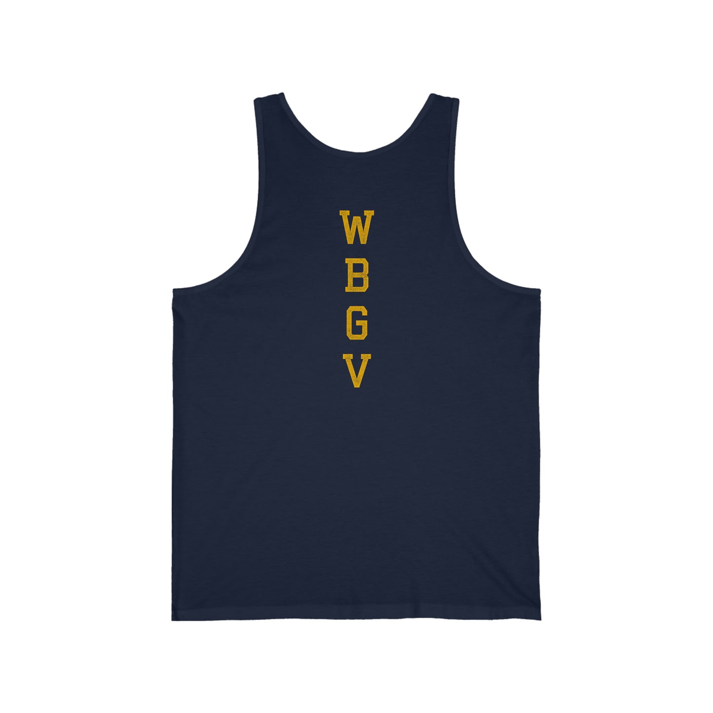 COUNTRY ROADS_MOUNTAIN MAMA_HUGGS TRUCK–(back) WBGV-Unisex Jersey Tank