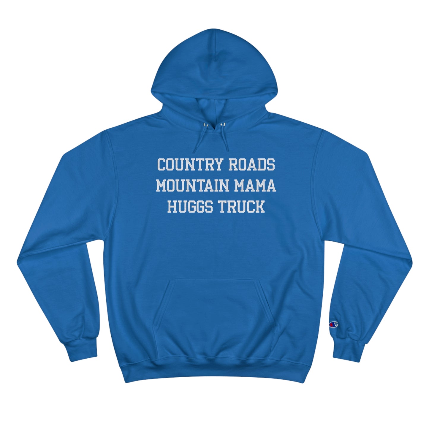 COUNTRY ROADS_MOUNTAIN MAMA_HUGGS TRUCK-Champion Hoodie