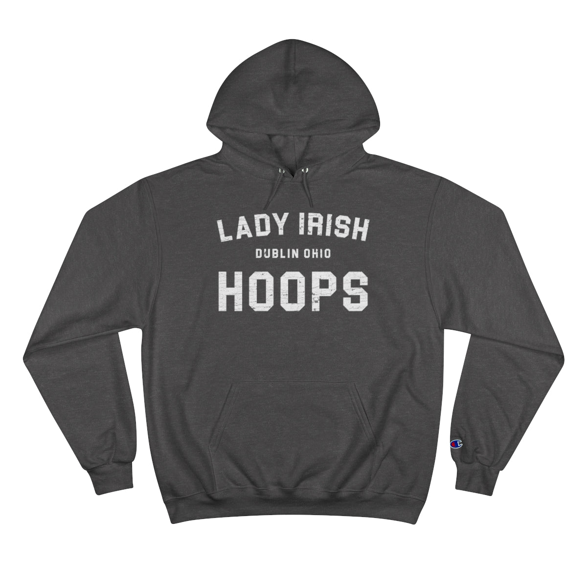 LADY IRISH HOOPS-DUBLIN OH-Champion Hoodie
