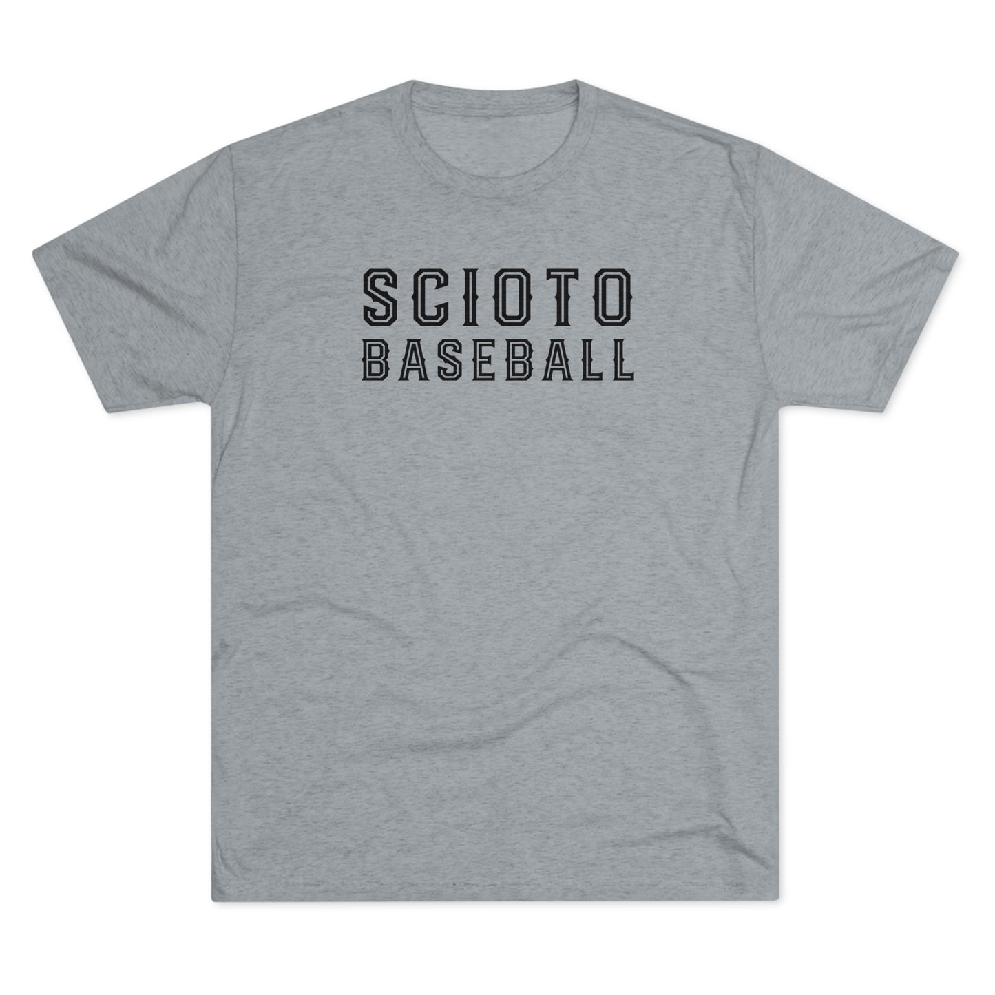 SCIOTO_BASEBALL_TEAM MOTTO(back)-Unisex Tri-Blend Crew Tee