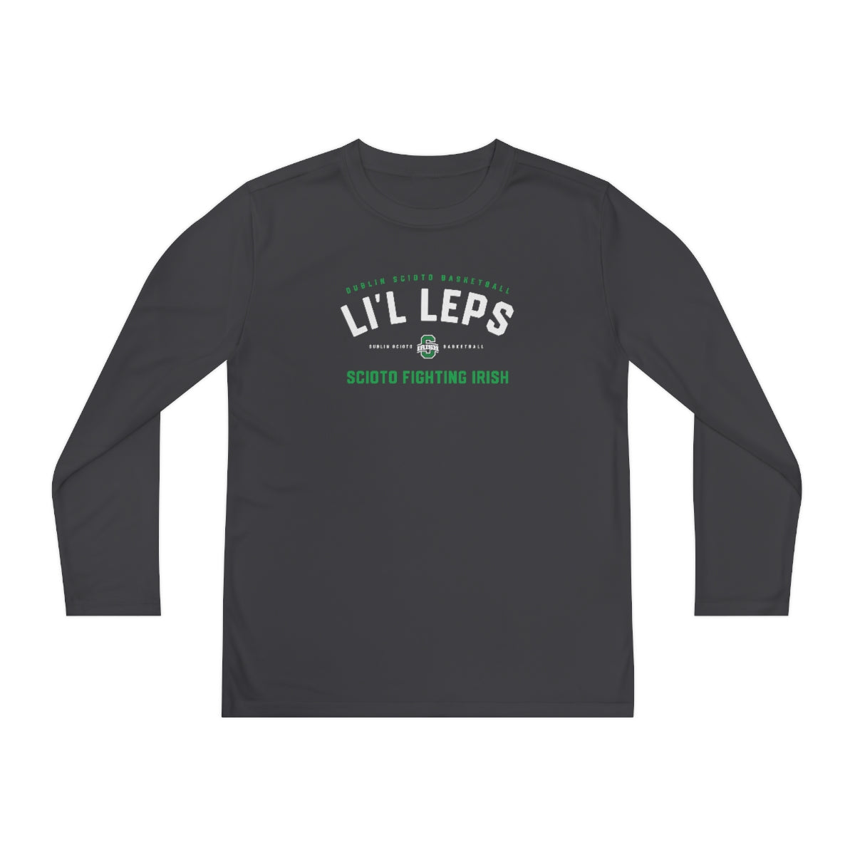 LI’L LEPS SCIOTO FIGHTING IRISH-Youth Long Sleeve Competitor Tee