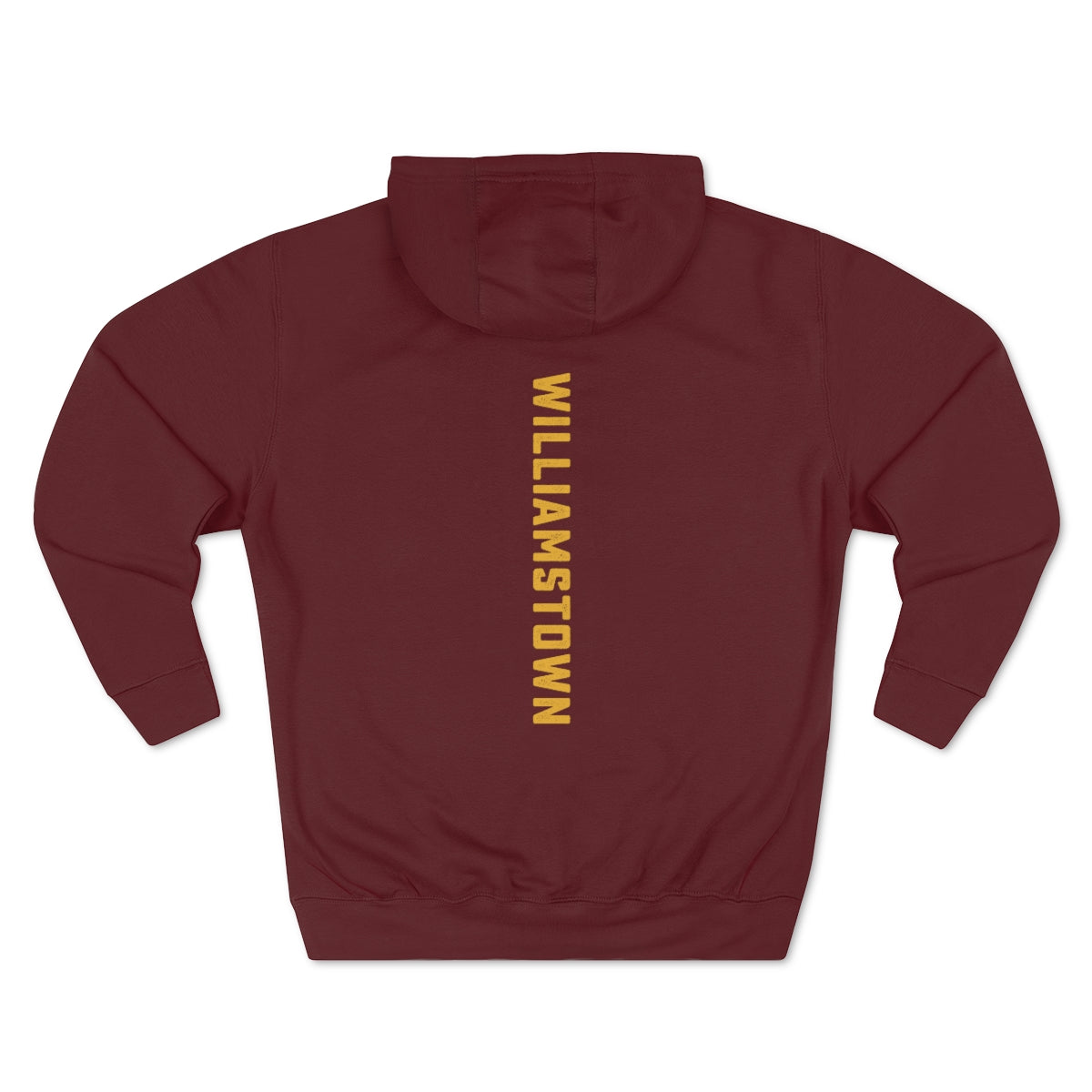 TITLE TOWN_MASCOT_WILLIAMSTOWN-back-Unisex Premium Pullover Hoodie