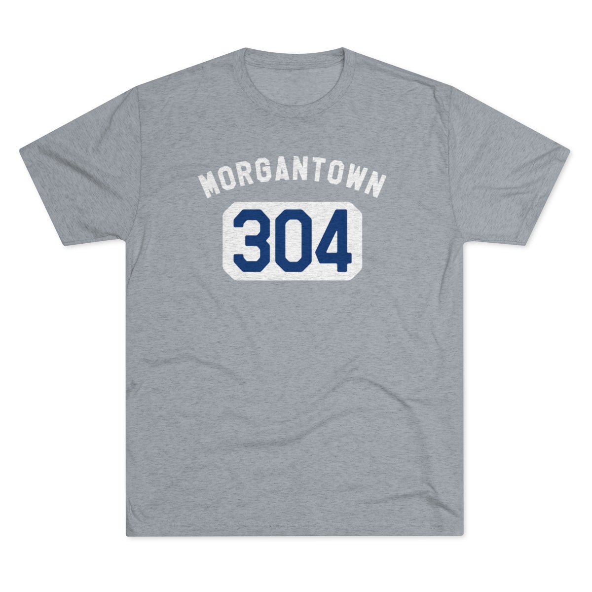 MORGANTOWN arched-304_Unisex Tri-Blend Crew Tee