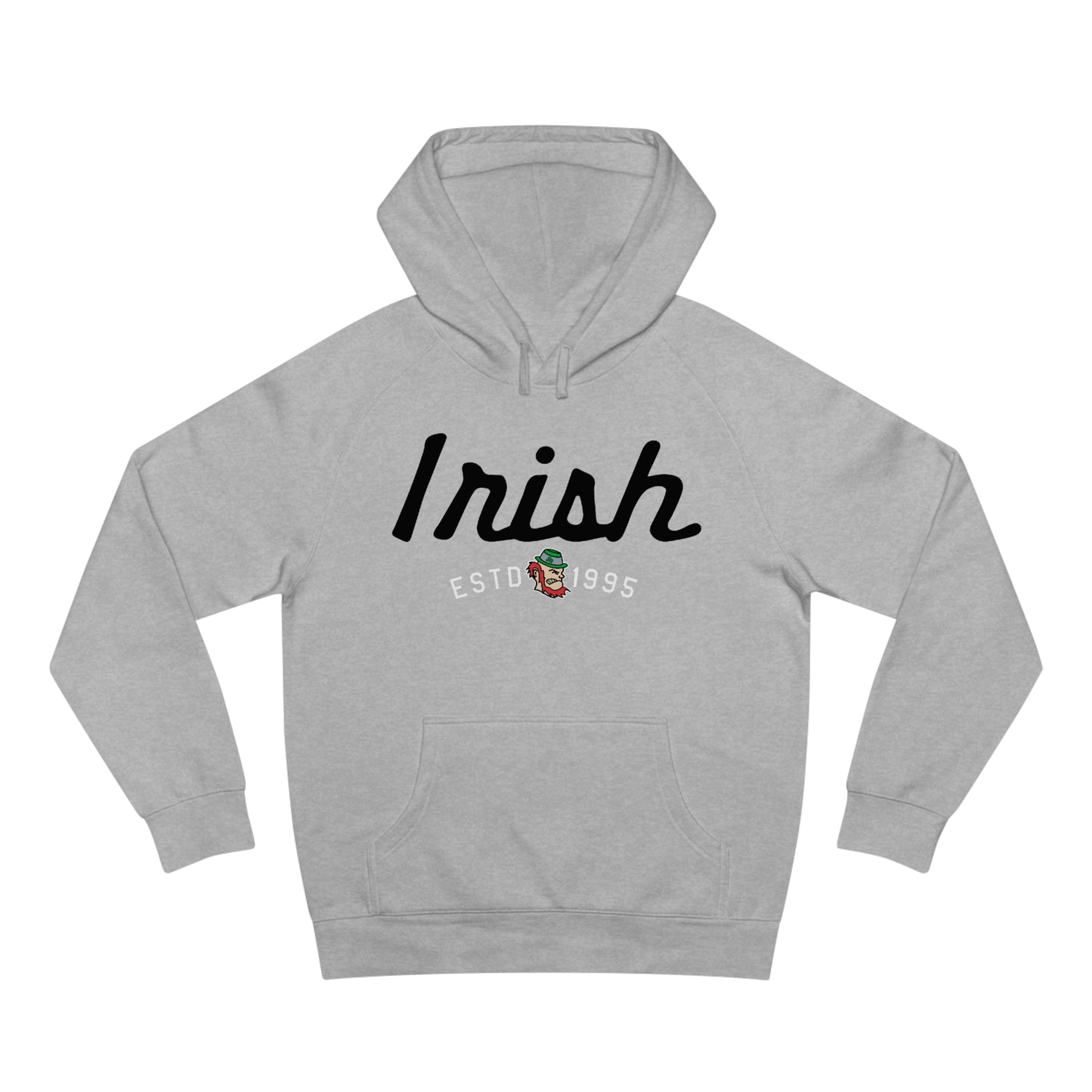 IRISH script_EST 1995_MASCOT-Unisex Fleece Hoodie