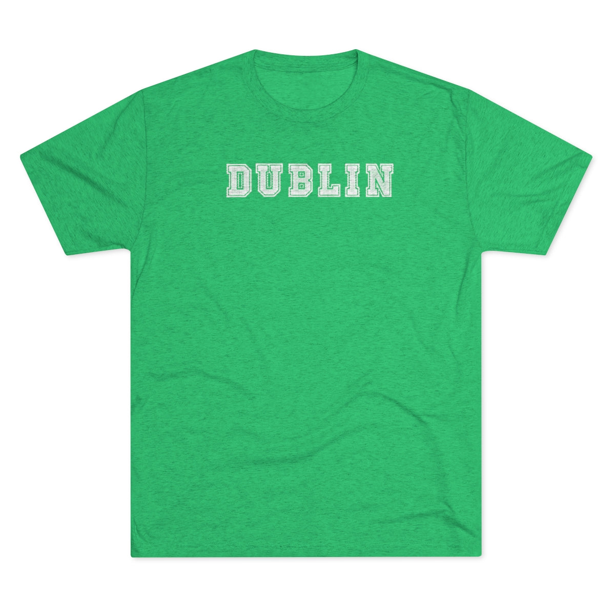 DUBLIN-COLLEGE MESH-Unisex Tri-Blend Crew Tee