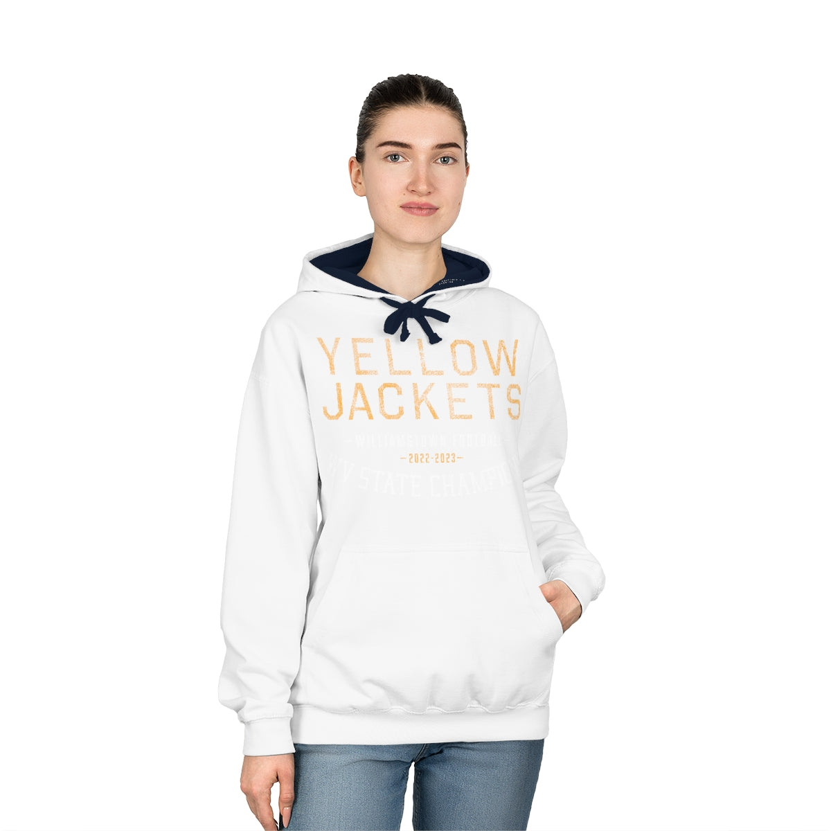 YELLOWJACKETS_2022-2023_WV STATE CHAMPS-Unisex Varsity Hoodie