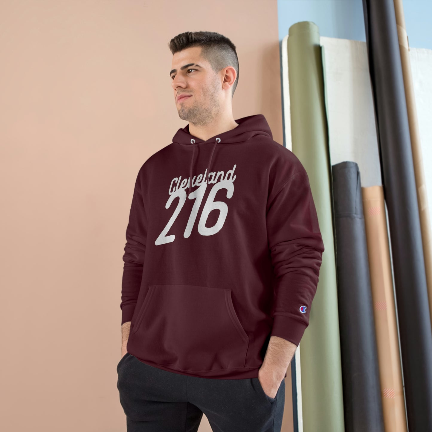 CLEVELAND 216-Champion Hoodie