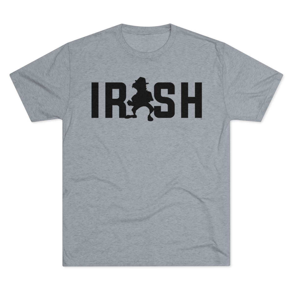 IRISH MAN™ ORIGINAL LOGO-black series-Unisex Tri-Blend Crew Tee
