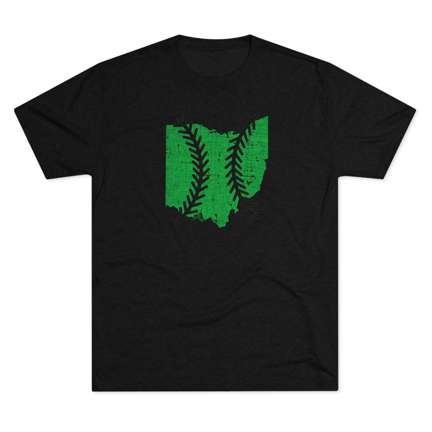 OH_STITCHES_BASEBALL-Distressed-Unisex Tri-Blend Crew Tee