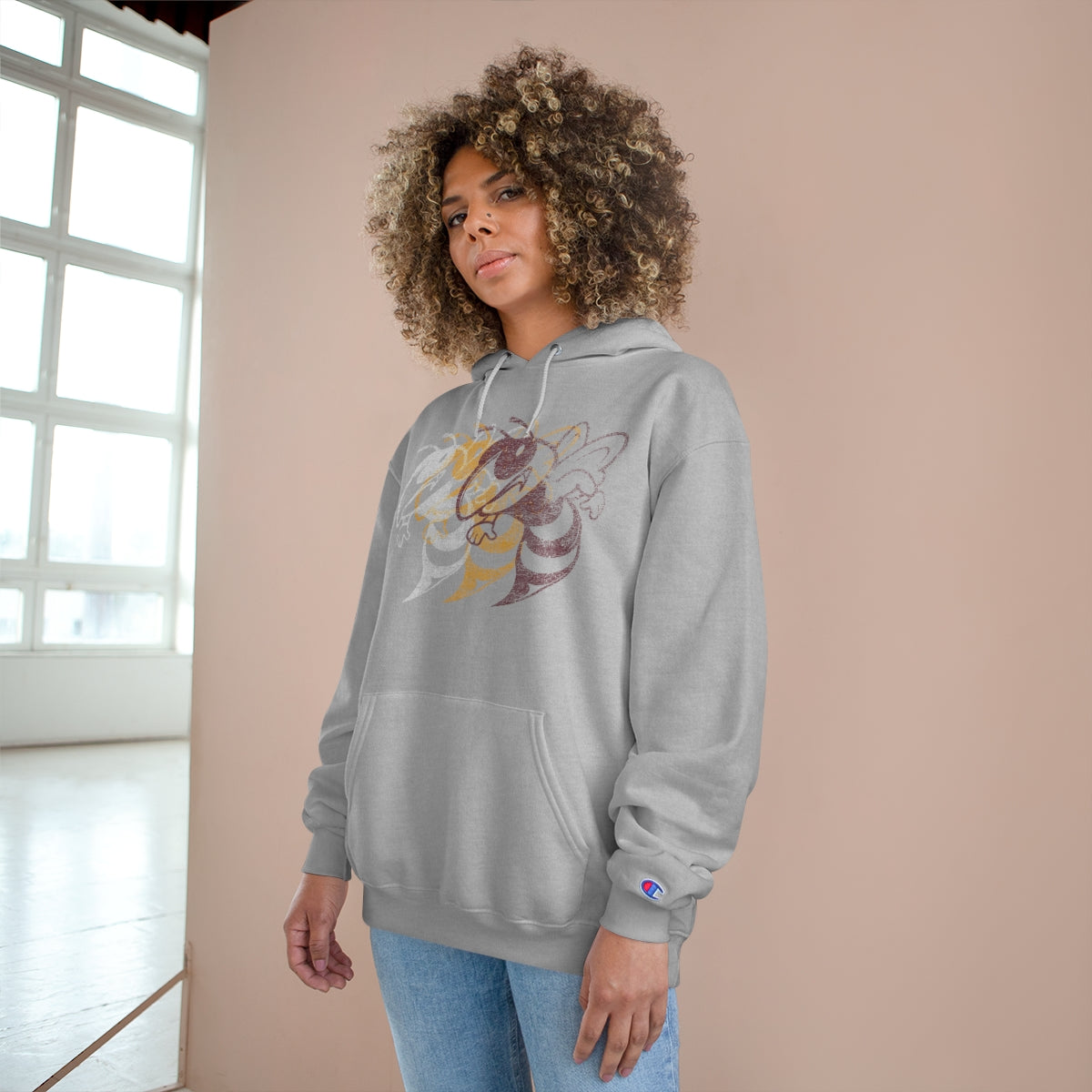 MASCOT_COLLAGE-Champion Hoodie