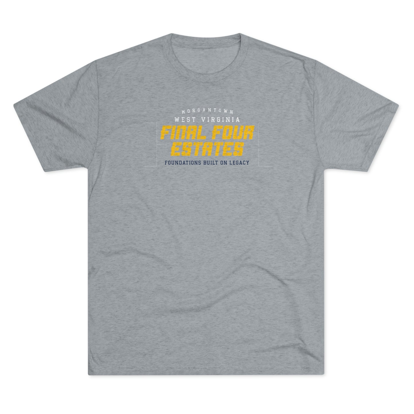 FINAL FOUR ESTATES_BRACKETS-Unisex Tri-Blend Crew Tee