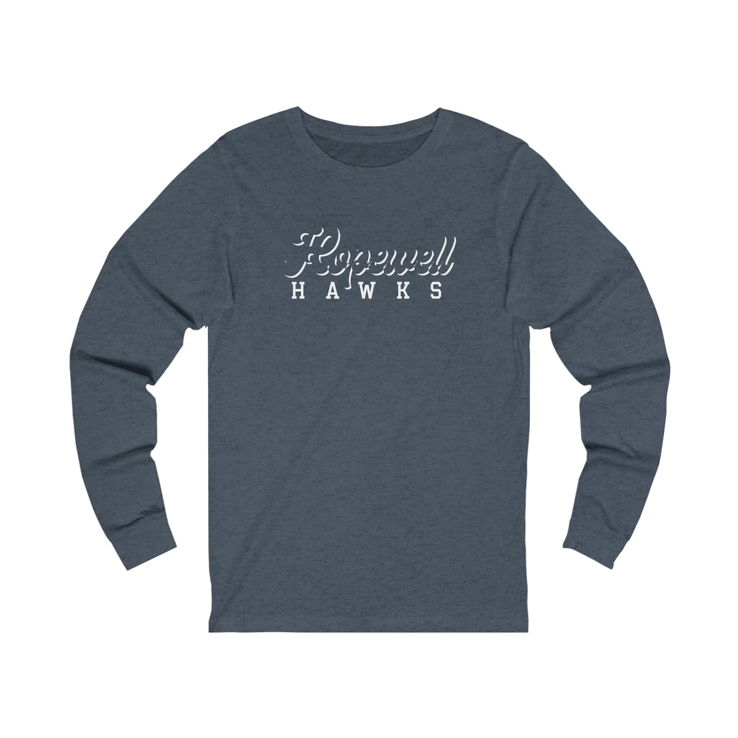 HOPEWELL_OFFSET_HAWKS-Unisex Jersey Long Sleeve Tee