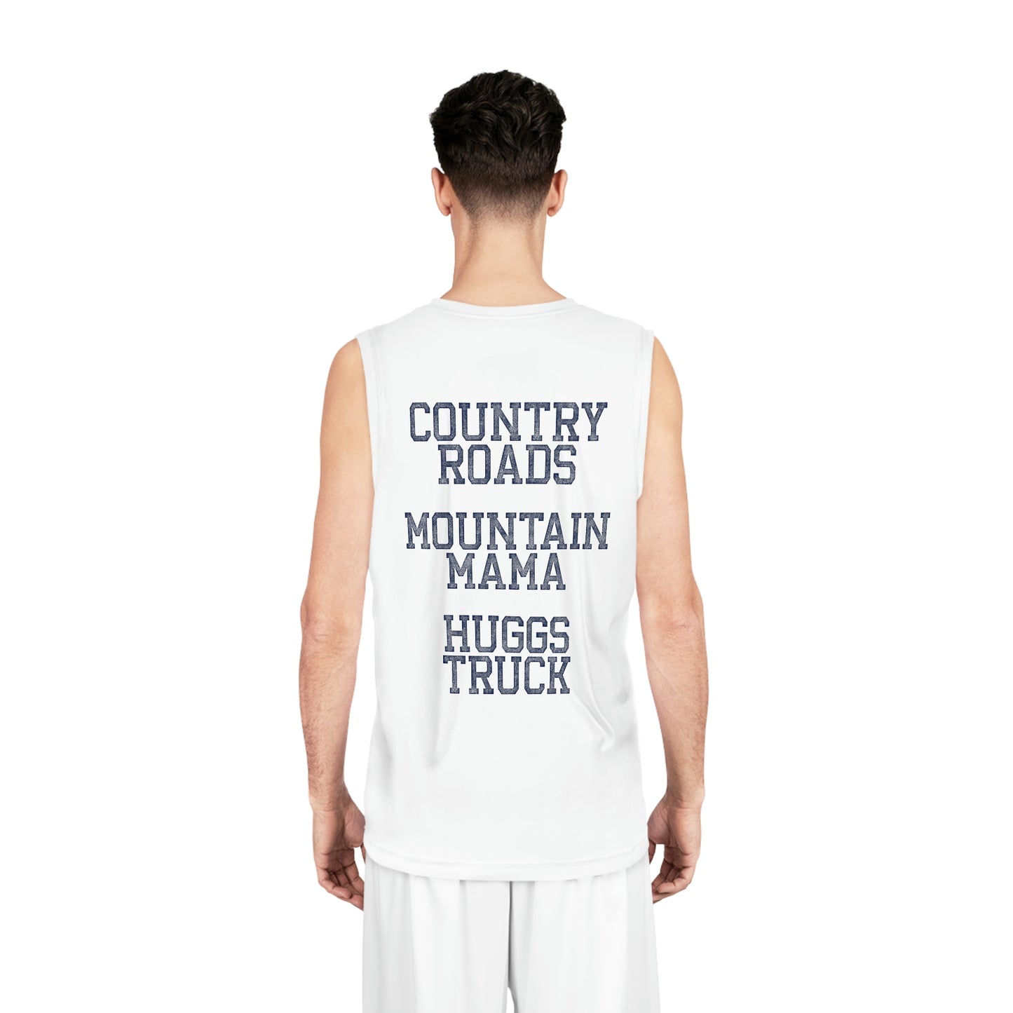 WBGV_(back) COUNTRY ROADS_MOUNTAIN MAMA_HUGGS TRUCK-Basketball Jersey (AOP)