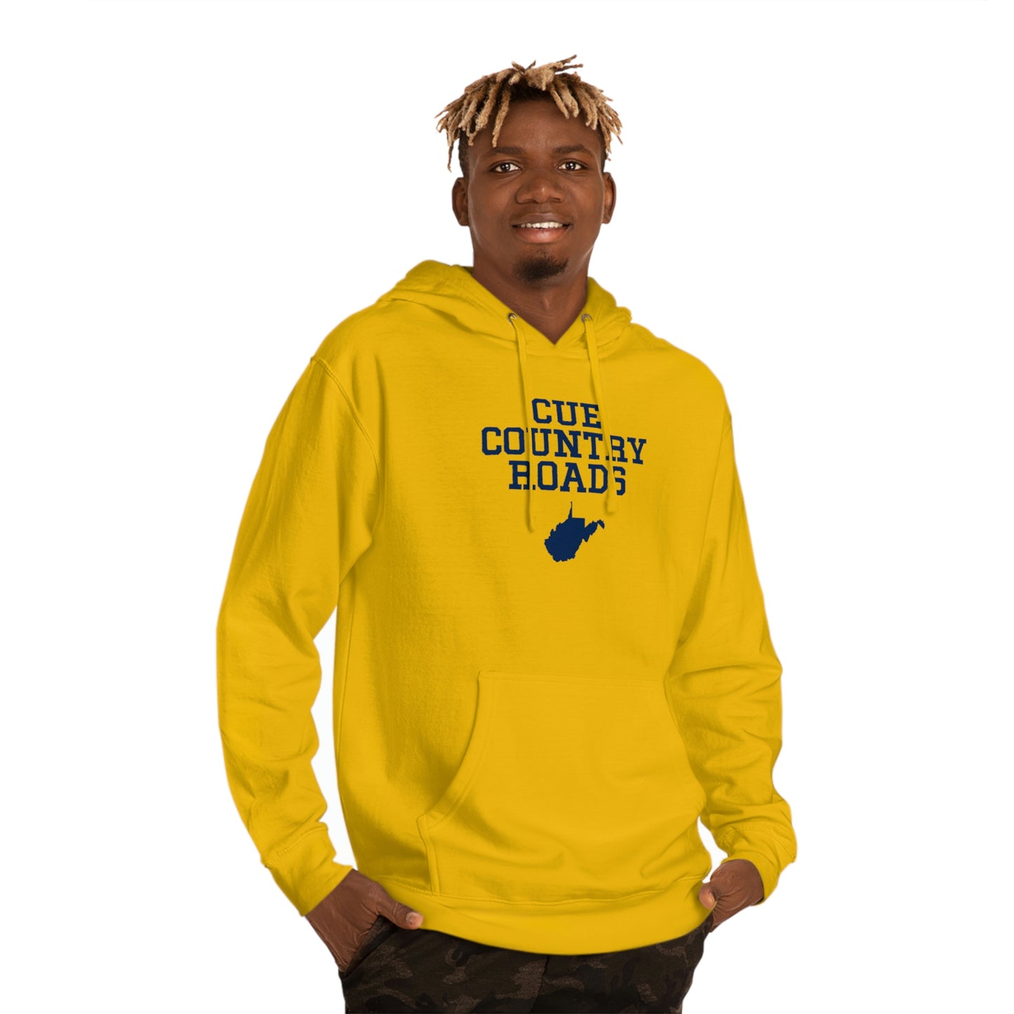 CUE COUNTRY ROADS-Unisex Hooded Sweatshirt