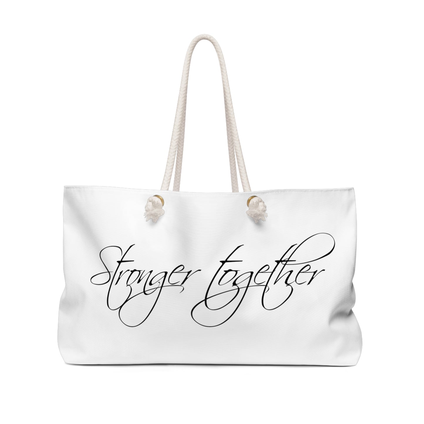 STRONGER TOGETHER_HEART HANDS-Weekender Bag